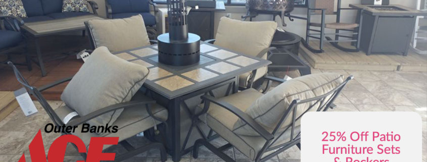 25% Off Patio Furniture Sets & Rockers