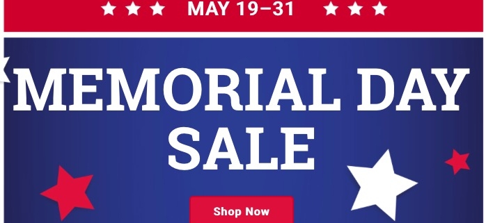 Memorial Day Sale