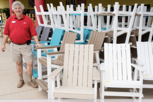 Come see our large selection of Maintenance-Free Beach Furniture! We also offer free local delivery! Largest selection of outdoor furniture on the Outer Banks!